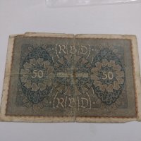 Райх банкнота - Германия - 50 марки / 1919 година - 17959, снимка 11 - Нумизматика и бонистика - 31032079