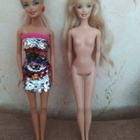 Оригинална Барби кукла на Мател с рокля с обръщащи се пайети и подвижни стави на крачетата, снимка 3 - Кукли - 30695628