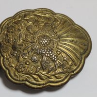 Възрожденски пафти сребро/шивачна позлата , снимка 3 - Антикварни и старинни предмети - 35080964