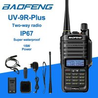 !! Baofeng UV 9R PLUS 15W, нови 9800mAh Радиостанция двубандова DTMF, CTCSS, DCS 136-174 400-520, снимка 1 - Друга електроника - 37561127