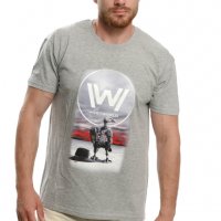 Нова мъжка тениска с дигитален печат на сериала Westworld (Западен свят), снимка 3 - Тениски - 37670057