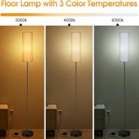 Подова лампа с 3 цветни температури - 9 W, снимка 2 - Лампиони - 42472137