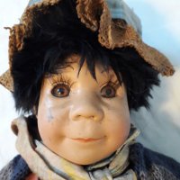 Стара порцеланова кукла , снимка 2 - Колекции - 31552471