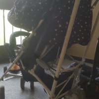 Детска сгъваема количка и бебешко столче за кола , снимка 6 - Детски колички - 37326725