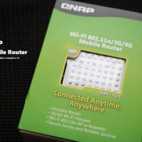 QNAP MR-101 мобилен рутер WiFi/3G/4G преносим, снимка 1 - Рутери - 38805493
