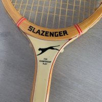 Slazenger дървена тенис ракета, vintage, снимка 2 - Тенис - 39892190