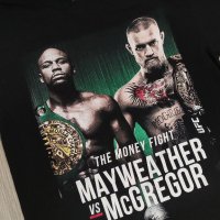 Мъжка тениска М размер Floyd Mayweather vs Conor McGregor, снимка 4 - Тениски - 40811340