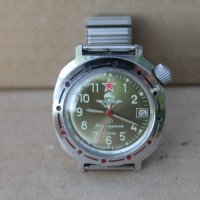 СССР мъжки часовник ''Восток'' командирски, снимка 2 - Мъжки - 42462150