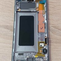 Оригинален дисплей за Samsung S10 SM-G973 ЧЕРЕН, снимка 1 - Резервни части за телефони - 39414141