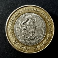 Монети. Мексико. 1, 2, 5 , 10 мексиканско песо., снимка 6 - Нумизматика и бонистика - 32147506
