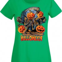 Дамска тениска Halloween 12,Halloween,Хелоуин,Празник,Забавление,Изненада,Обичаи,, снимка 7 - Тениски - 38146698