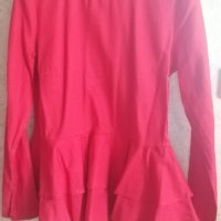 Червена блуза Reserved , снимка 2 - Блузи с дълъг ръкав и пуловери - 30213592