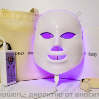 Козметична LED маска за лице - маска за фотодинамична терапия - TS0110, снимка 5 - Козметични уреди - 44664487