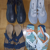 Дамски обувки Rieker,Remonte, чехли Rieker, джапанки номер 38., снимка 1 - Други - 44647369