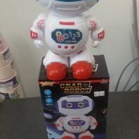 Забавен робот с батерии, звук светлина, танц, движение - 2292, снимка 3 - Музикални играчки - 36748053