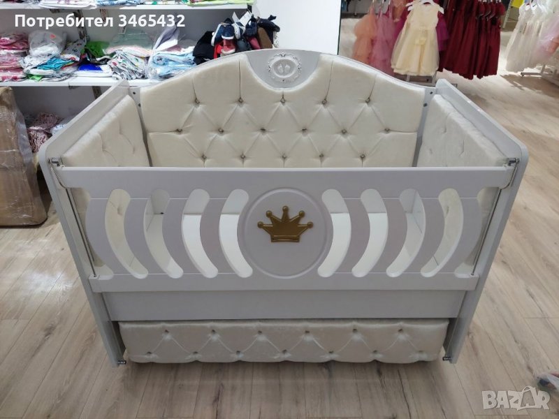 Ново луксозно бебешко легло-люлка ПРИНЦ , снимка 1