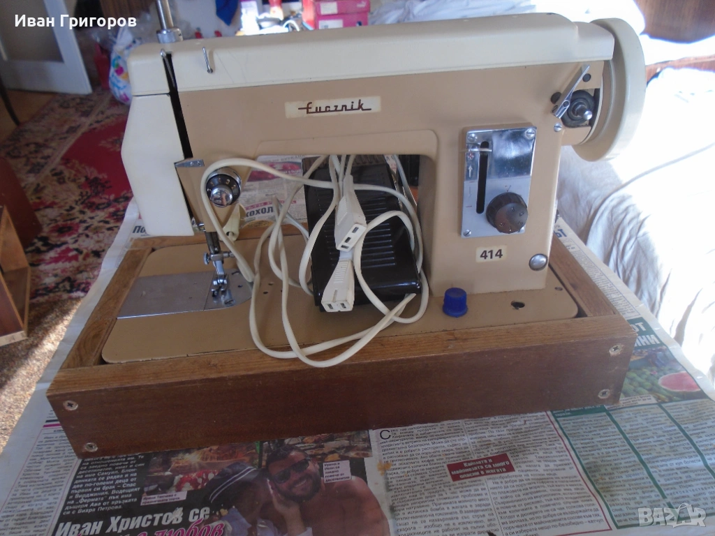 	"Лучник - 414" електрическа шевна машина, снимка 1