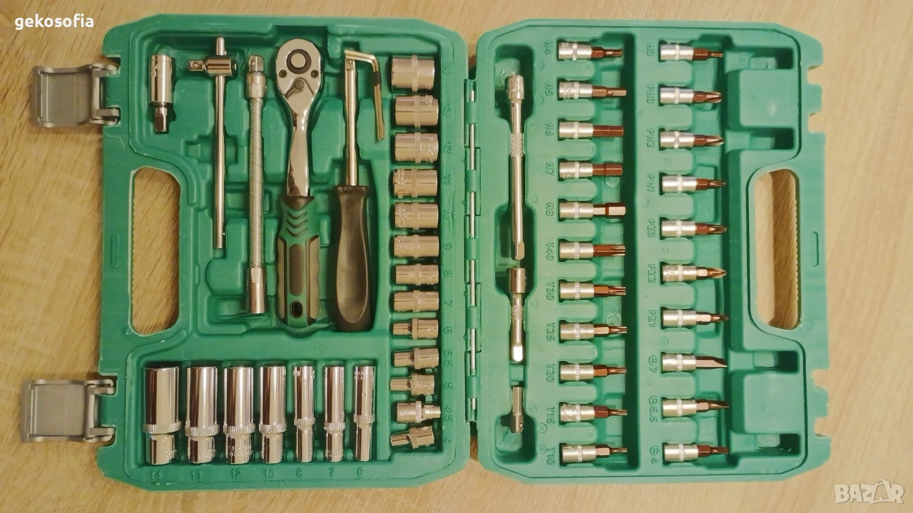 Комплект инструменти 53 части / тип GEDORE, снимка 1