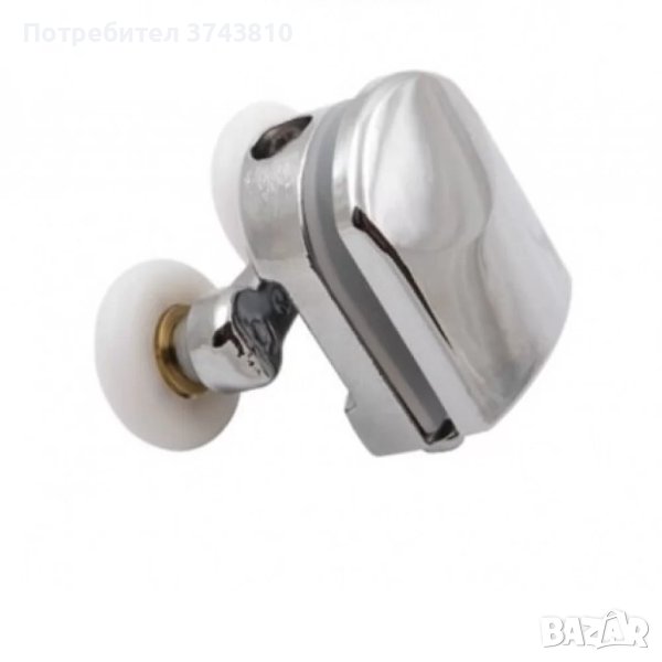 Метална двойна горна ролка за врата на душ кабина плъзгане, снимка 1