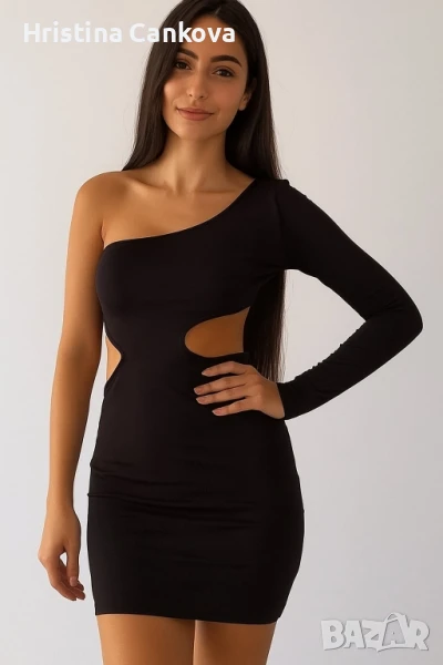 Страхотна рокля с ефекти, снимка 1