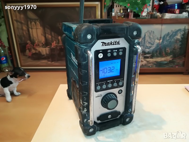 makita radio+батерия 1105222041, снимка 1