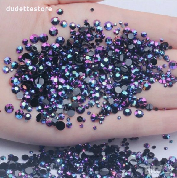 Swarovski декорация за нокти 1000 броя камъни плоски, снимка 1