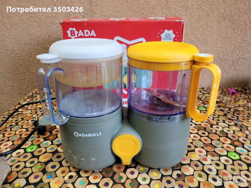 Уред за приготвяне на бебешка храна - робот Babadulle B-Easy, снимка 1