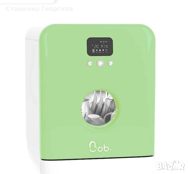 Мини съдомиялна Bob,мобилна, не е нужно директно свързване към вода, за кемпери каравани, снимка 1