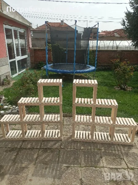 цветарник от дърво , снимка 1