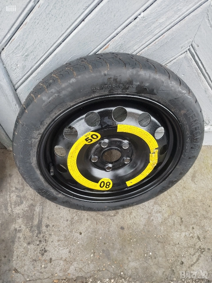 Резервна гума Патерица 5х112 16 цола, снимка 1