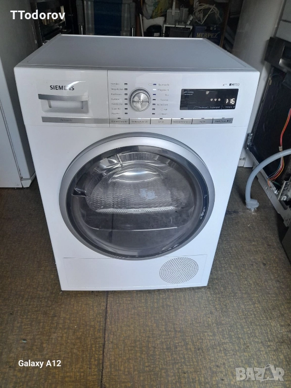 Сушилня с термопомпа Siemens iQ700 WT47W5W0, 8 кг, снимка 1