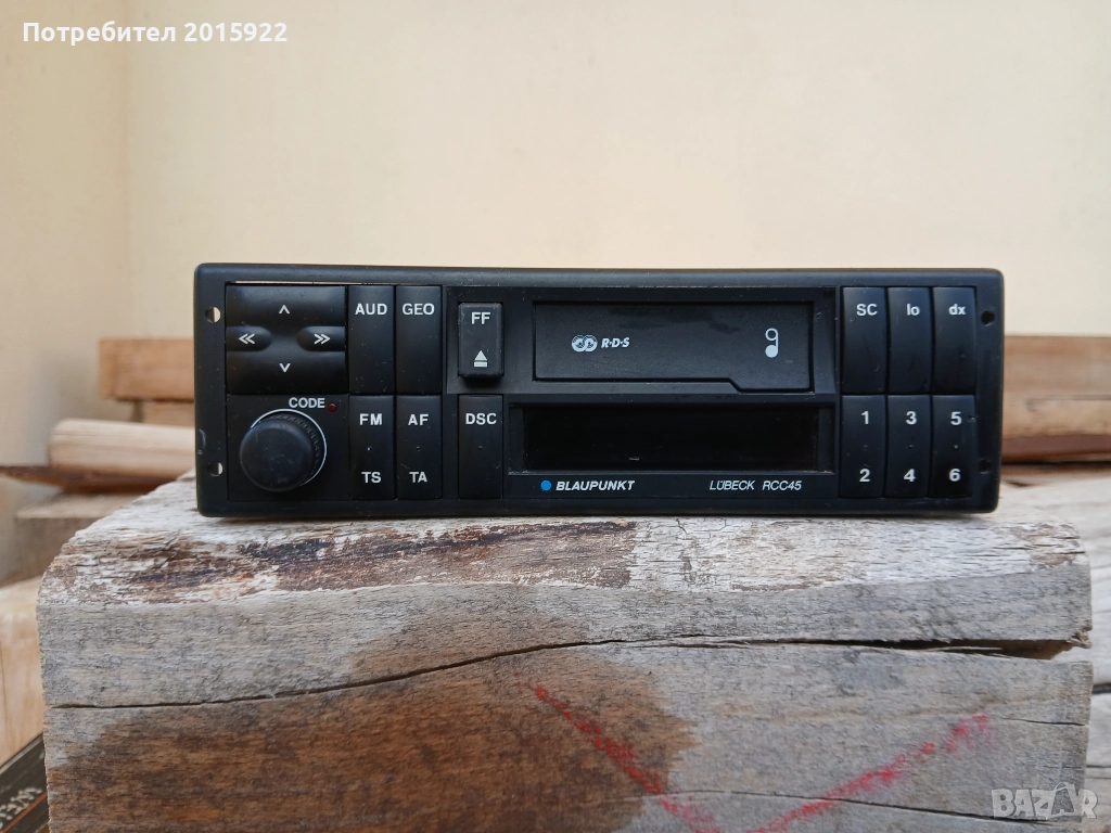 Оригинален касетофон Blaupunkt Lubeck.RCC45. , снимка 1