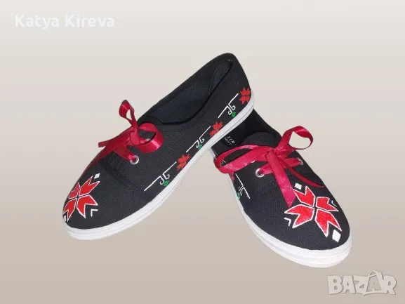 Рисувани гуменки, снимка 1