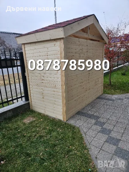 Изработка и монтаж на дървени навеси и Летни кухни , снимка 1