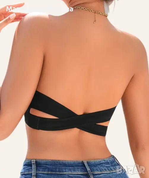Сутиен без презрамки и банел, снимка 1