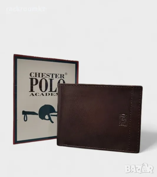 Мъжки портфрйл CHESTER POLO ACADEMY в кафяв цвят, снимка 1