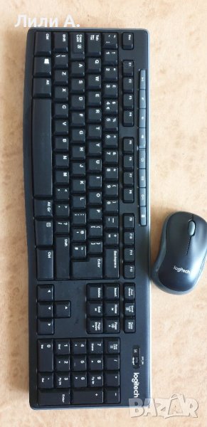 Безжичен комплект клавиатура и мишка LOGITECH, снимка 1