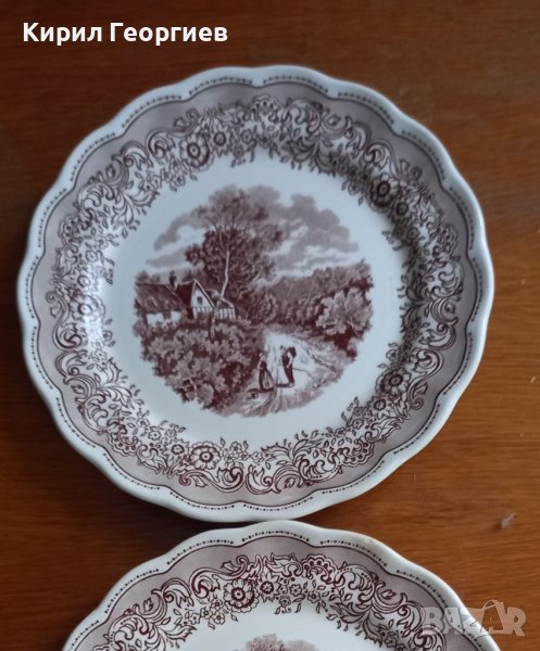 Две красиви порцеланови чинии , снимка 1