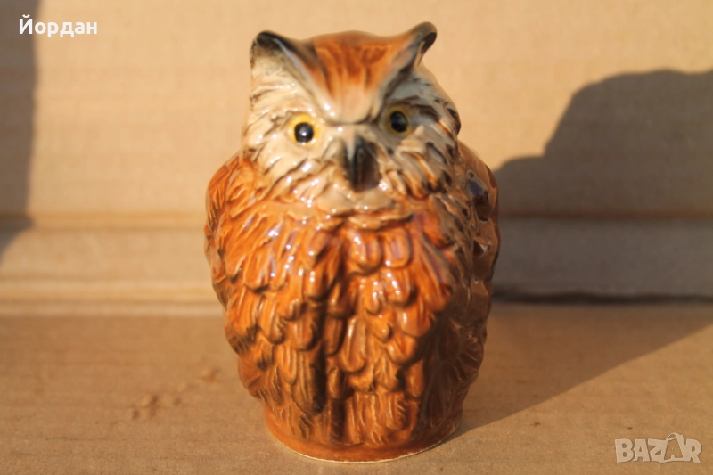 Немска порцеланова фигурка-бухал ''Goebel'', снимка 1