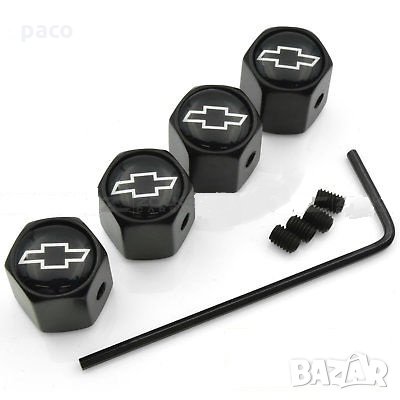 Защита от кражба! Метални капачки за вентили! Шевролет!, снимка 1