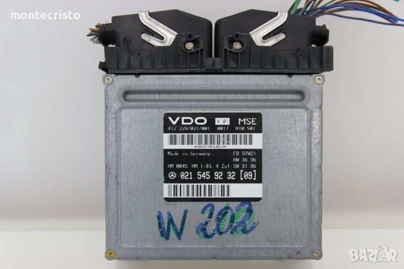 Моторен компютър ECU Mercedes C-class W202 (1993-2001г.) 021 545 92 32 / 0215459232, снимка 1