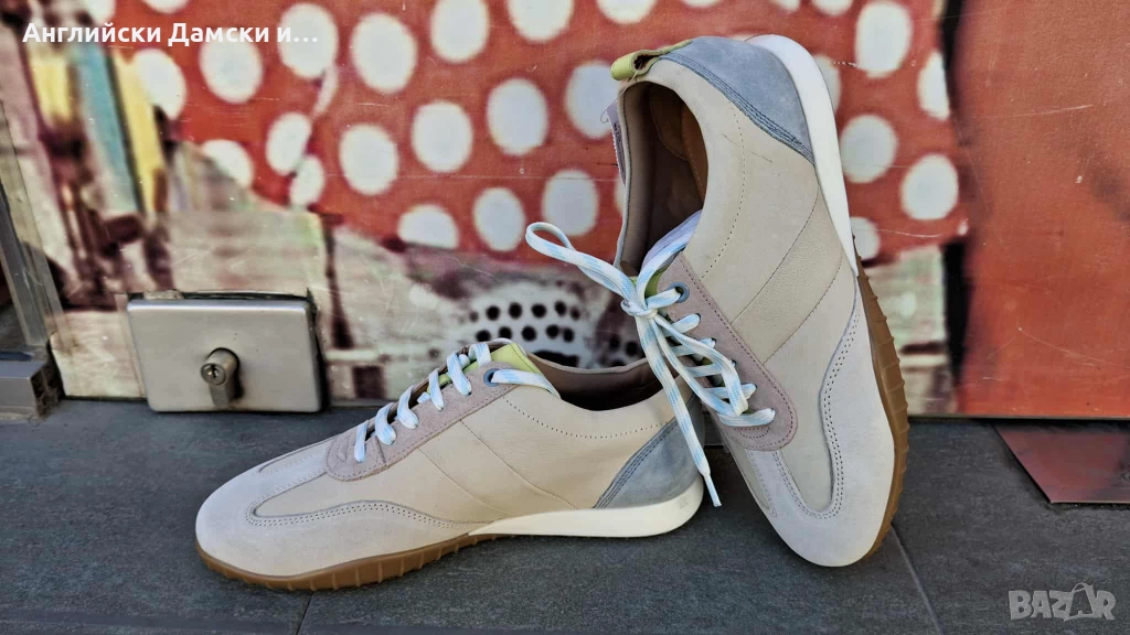 Английски дамски спортни обувки от естествена кожа-Next, снимка 1