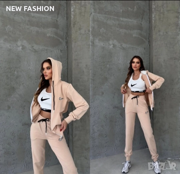 Дамски Памучен Екип -3 Части✨ Nike , снимка 1