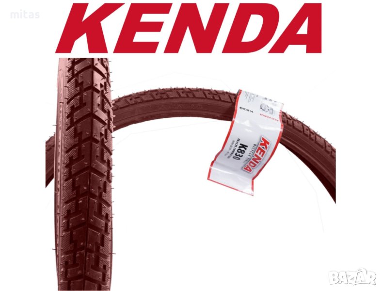 Велосипедна гума KENDA Street Nimbus (28 x 1.75) (47-622), Кафява, снимка 1