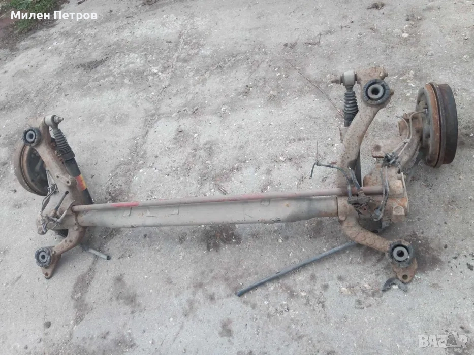 Напълно оборудван заден мост за Пежо 206 ТОП 4 врати peugeot 206 седан, снимка 1