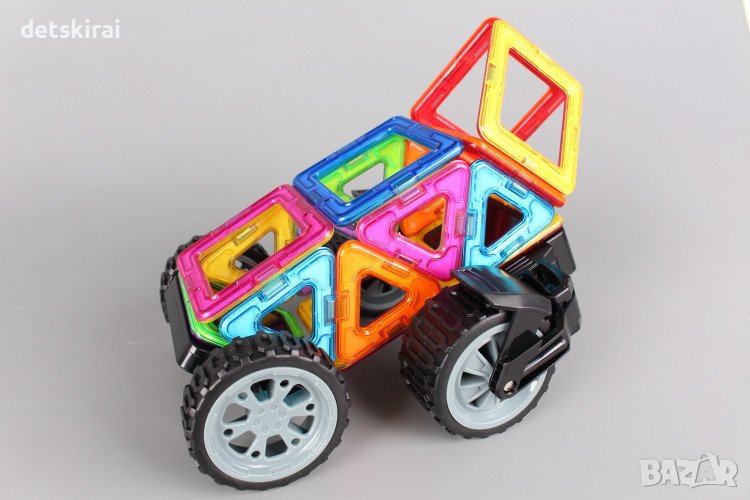 Магнитен конструктор - 17 елемента, снимка 1