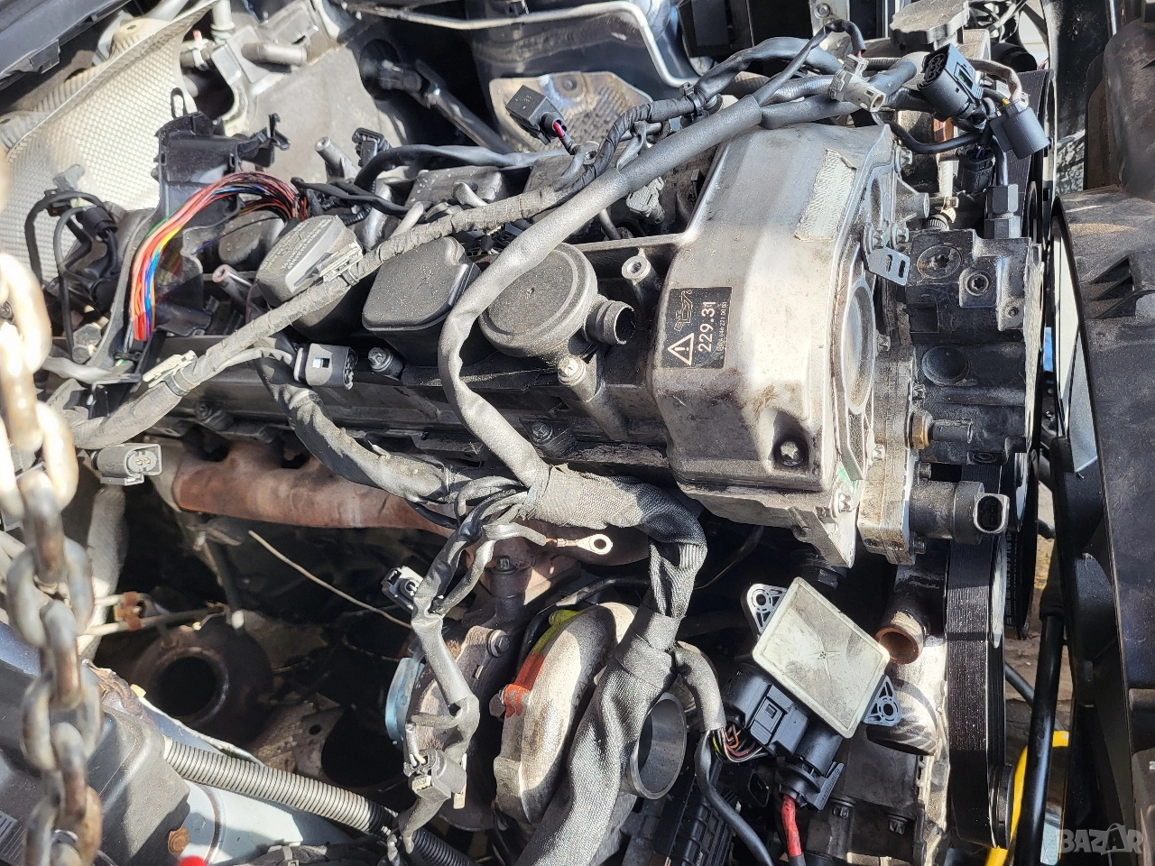 двигател мерцедес Е320 204 коня перфектен, снимка 1