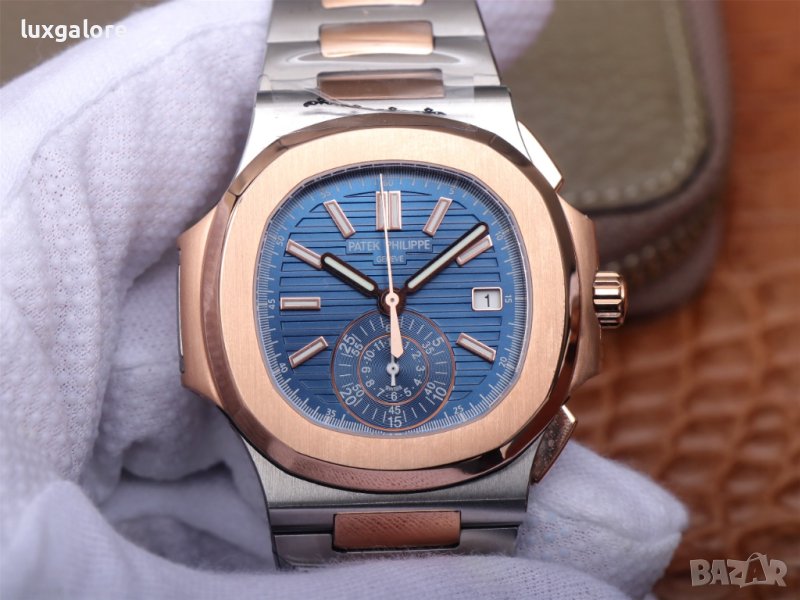 Мъжки часовник Patek Philippe Nautilus 5980 с автоматичен швейцарски механизъм, снимка 1