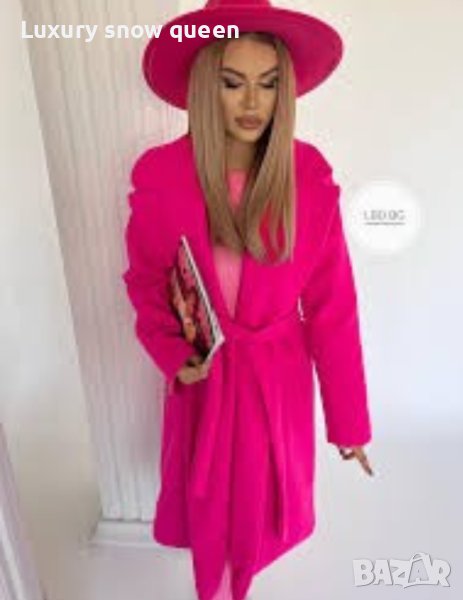 Цикламено палто М -Л, снимка 1