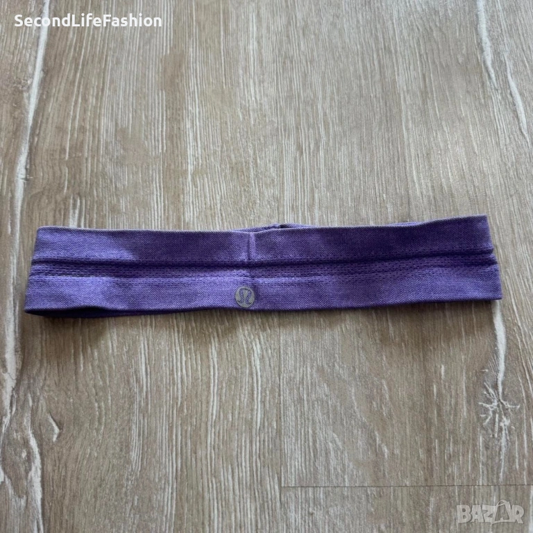 Lululemon Luxtreme Тренировъчна лента за глава един размер лилава, снимка 1